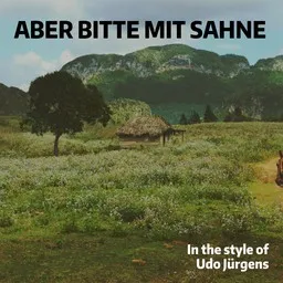 Omslagsbild för Aber bitte mit Sahne - Udo Jürgens karaokeversion