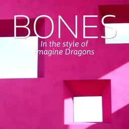 Omslagsbild för Bones - Imagine Dragons karaokeversion