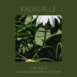 Titelbild für Kadalalle - Aishwarya Ravichandran,Sid Sriram Karaoke-Version