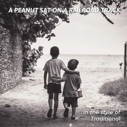 Karaoke A Peanut Sat On A Railroad Track by Traditional — sing along with lyrics on Singa