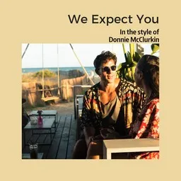 Cover art for We Expect You - Donnie McClurkin karaoke version