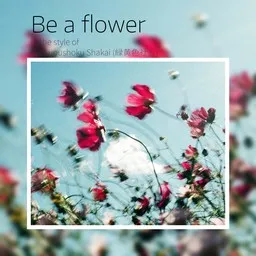 Karaokekappaleen Be a flower - Ryokuoushoku Shakai (緑黄色社会) kansikuva