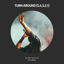 Karaokekappaleen Turn Around (5,4,3,2,1) - Flo Rida kansikuva