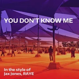 Karaokekappaleen You Don't Know Me - Jax Jones,RAYE kansikuva