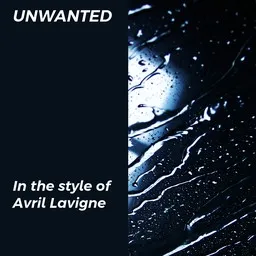 Cover art for Unwanted - Avril Lavigne karaoke version