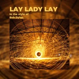 Cover art for Lay Lady Lay - Bob Dylan karaoke version