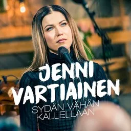 Karaokekappaleen Sydän vähän kallellaan - Jenni Vartiainen,Vain elämää kausi 7 kansikuva