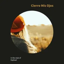 Cover art for Cierro Mis Ojos - Raphael karaoke version