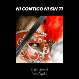 Omslagsbild för Ni Contigo Ni Sin Ti - Pepe Aguilar karaokeversion