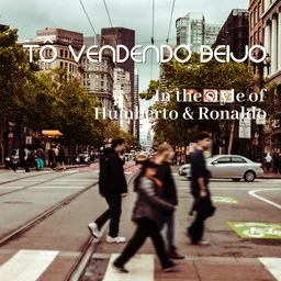 Cover art for Tô Vendendo Beijo - Humberto & Ronaldo karaoke version