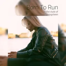 Cover art for Born To Run - Bruce Springsteen karaoke version