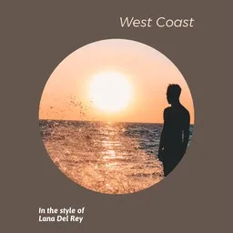 Karaokekappaleen West Coast - Lana Del Rey kansikuva