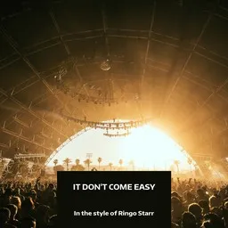 Titelbild für It Don't Come Easy - Ringo Starr Karaoke-Version
