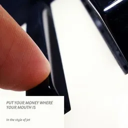Cover art for Put Your Money Where Your Mouth Is - Jet karaoke version