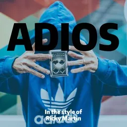 Cover art for Adios - Ricky Martin karaoke version