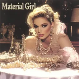 Titelbild für Material Girl - Madonna Karaoke-Version