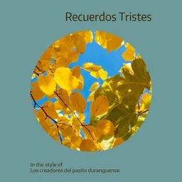 Cover art for Recuerdos Tristes - Los creadores del pasito duranguense karaoke version