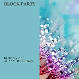 Cover art for Block Party - ADAAM,Ballinciaga karaoke version