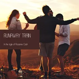 Cover art for Runaway Train - Rosanne Cash karaoke version