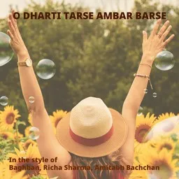 Titelbild für O Dharti Tarse Ambar Barse - Amitabh Bachchan,Baghban,Richa Sharma Karaoke-Version