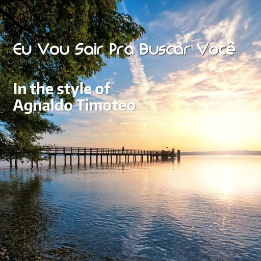 Eu Vou Sair Pra Buscar Você - Karaoke