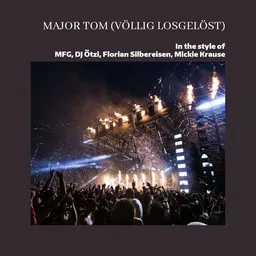 Cover art for Major Tom (Völlig losgelöst) - DJ Ötzi,Florian Silbereisen,MFG,Mickie Krause karaoke version