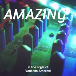 Cover art for Amazing - Vanessa Amorosi karaoke version