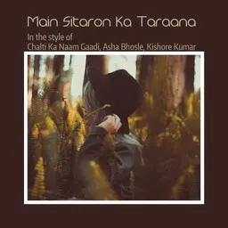 Cover art for Main Sitaron Ka Taraana - Asha Bhosle,Chalti Ka Naam Gaadi,Kishore Kumar karaoke version