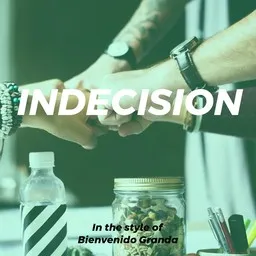 Cover art for Indecision - Bienvenido Granda karaoke version