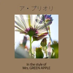 Karaokekappaleen ア・プリオリ - Mrs. GREEN APPLE kansikuva