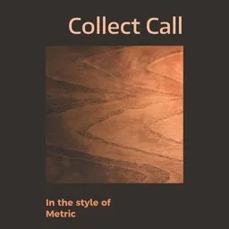 Omslagsbild för Collect Call - Metric karaokeversion