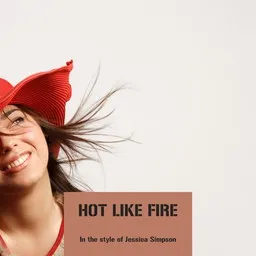 Omslagsbild för Hot Like Fire - Jessica Simpson karaokeversion