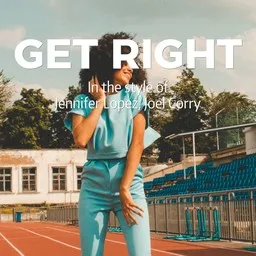 Titelbild für Get Right - Jennifer Lopez,Joel Corry Karaoke-Version