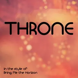 Omslagsbild för Throne - Bring Me the Horizon karaokeversion