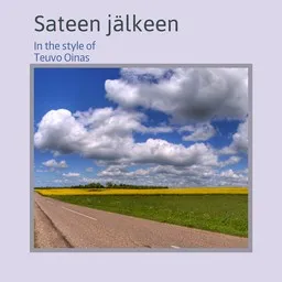 Karaokekappaleen Sateen jälkeen - Teuvo Oinas kansikuva