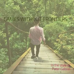 Karaokekappaleen Games Without Frontiers - Peter Gabriel kansikuva