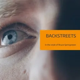 Cover art for Backstreets - Bruce Springsteen karaoke version