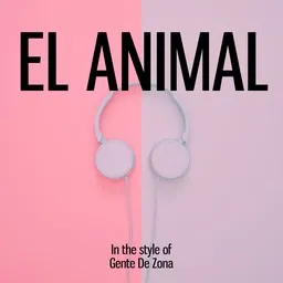 Cover art for El Animal - Gente De Zona karaoke version