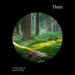 Cover art for Then - Brad Paisley karaoke version
