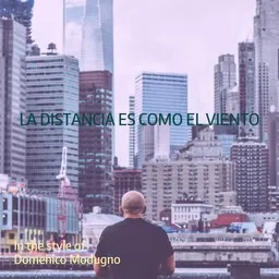 Cover art for La Distancia Es Como El Viento - Domenico Modugno karaoke version