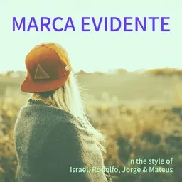 Titelbild für Marca Evidente - Israel,Jorge & Mateus,Rodolfo Karaoke-Version