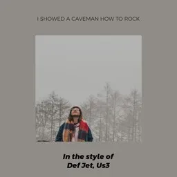 Cover art for I Showed A Caveman How To Rock - Def Jet,Us3 karaoke version