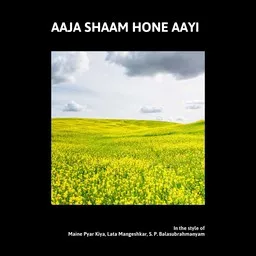 Cover art for Aaja Shaam Hone Aayi - Lata Mangeshkar,Maine Pyar Kiya,S. P. Balasubrahmanyam karaoke version