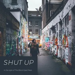 Omslagsbild för Shut Up - Black Eyed Peas karaokeversion