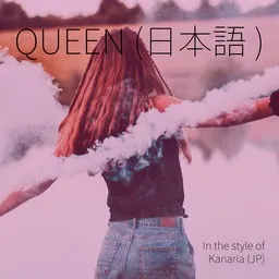 Cover art for Queen (JP text) - Kanaria (カナリア) karaoke version