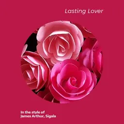 Titelbild für Lasting Lover - James Arthur,Sigala Karaoke-Version