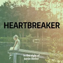Omslagsbild för Heartbreaker - Justin Bieber karaokeversion