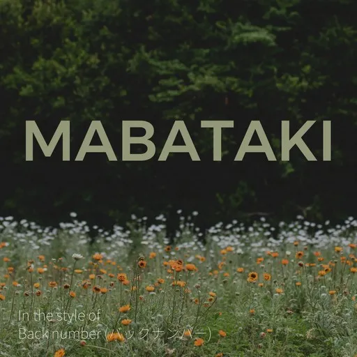 Karaoke Mabataki by Back number (バックナンバー) — sing along with lyrics on Singa