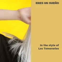 Cover art for Eres Un Sueño - Los Temerarios karaoke version