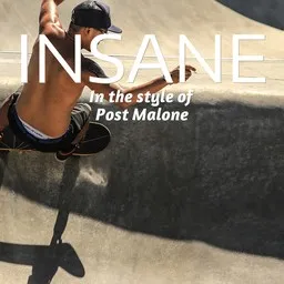Titelbild für Insane - Post Malone Karaoke-Version